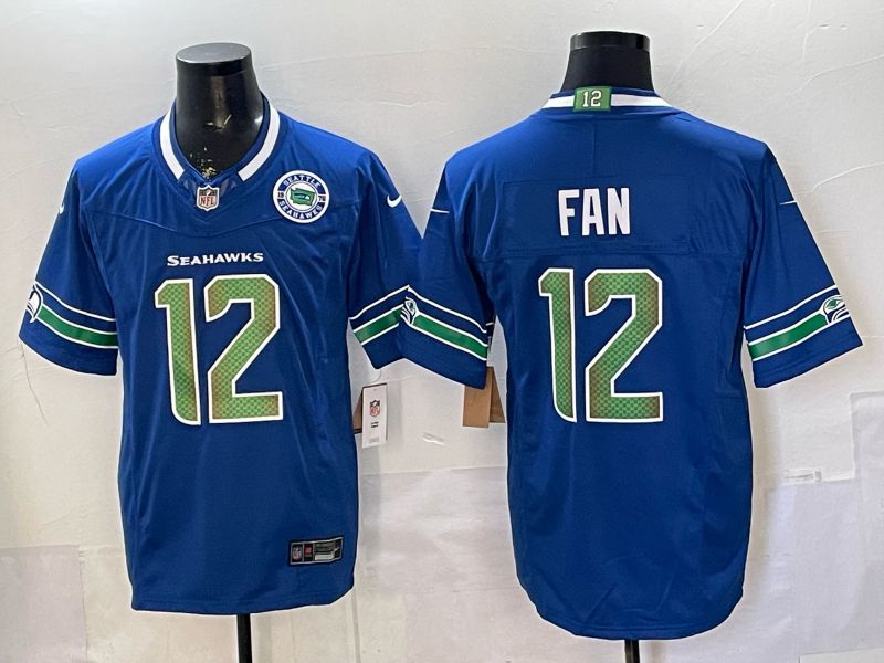 Men 2026 Seattle Seahawks #12 Fan Blue 6th generations Nike Limited NFL Jersey style 005->seattle seahawks->NFL Jersey